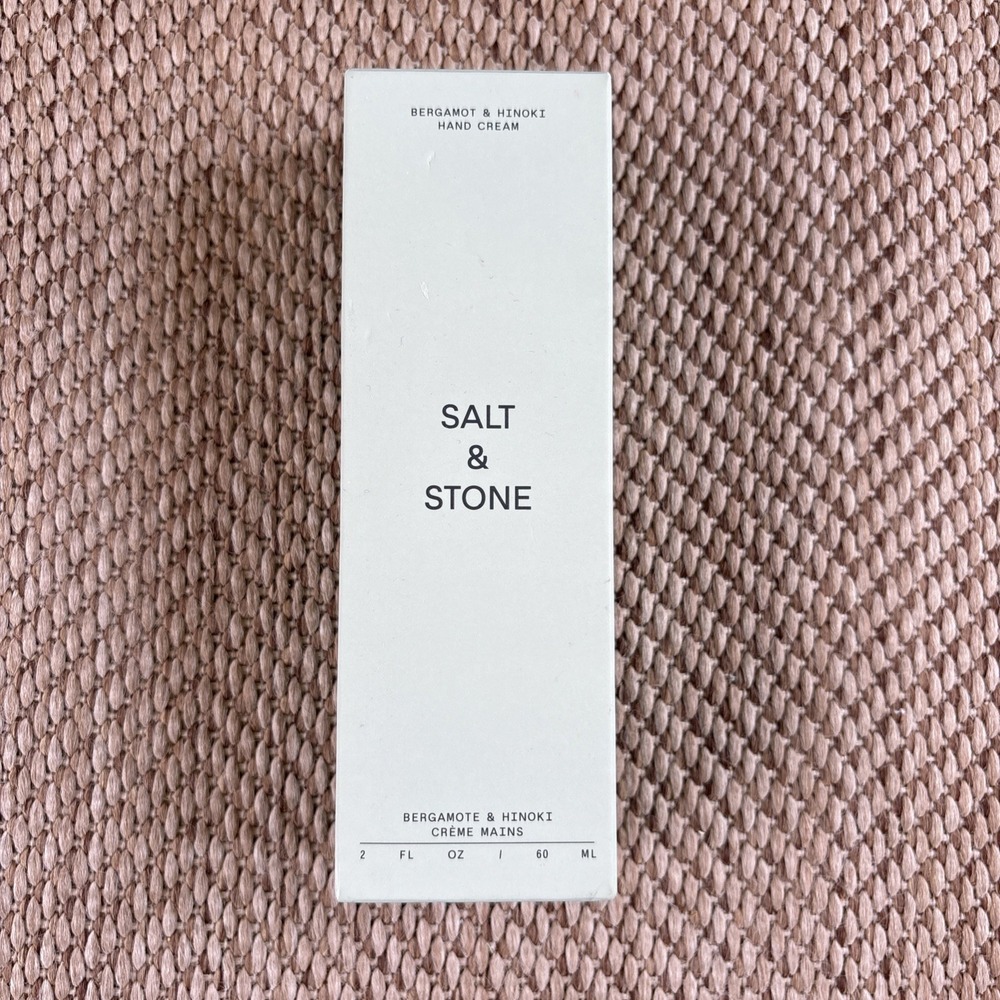 Salt & Stone BERGAMOT & HINOKI Hand Cream 2oz 60mL